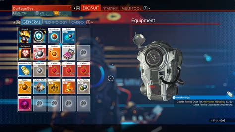 increase inventory no man's sky|Inventory .